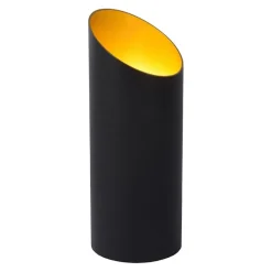 Straluma Design tafellamp uplighter mat zwart met goud> Uplighters|Woonkamerlampen