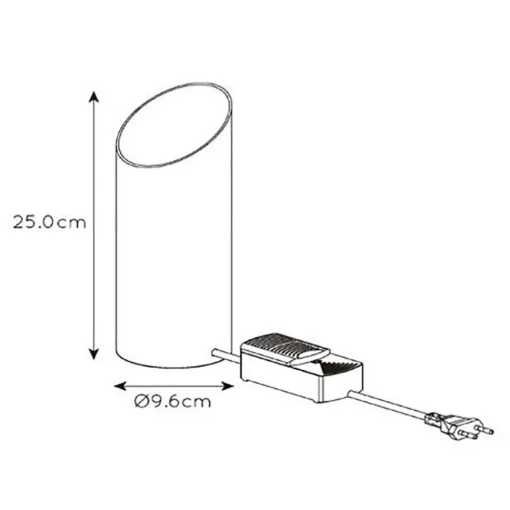 Straluma Design tafellamp uplighter mat zwart met goud> Uplighters|Woonkamerlampen