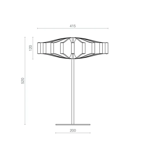 Straluma Design tafellamp Wheel inclusief dimbaar LED> Tafellampen|LED Tafellampen
