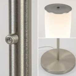 Straluma Design vloerlamp cilinder opaal glas met dimbaar LED></noscript> Vloerlampen|Halverlichting
