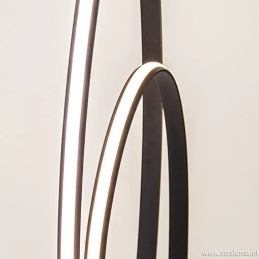 Straluma Design vloerlamp dimbaar LED zwart> Vloerlampen|Woonkamerlampen