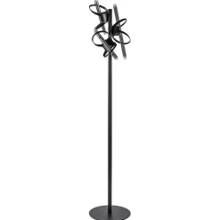 Straluma Design vloerlamp mat zwart metaal inclusief LED> Vloerlampen|LED Vloerlampen