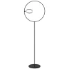 Straluma Design vloerlamp zwart met dubbele LED ring> Vloerlampen|LED Vloerlampen