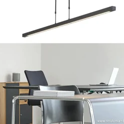 Straluma Dim to warm LED hanglamp-balk zwart></noscript> Eettafellampen|Keukenverlichting