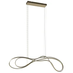 Straluma Dimbare LED hanglamp goud> Hanglampen|Eettafellampen