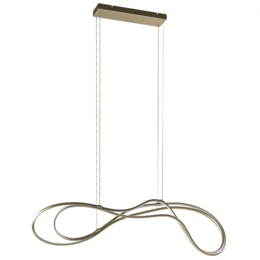 Straluma Dimbare LED hanglamp goud> Hanglampen|Eettafellampen