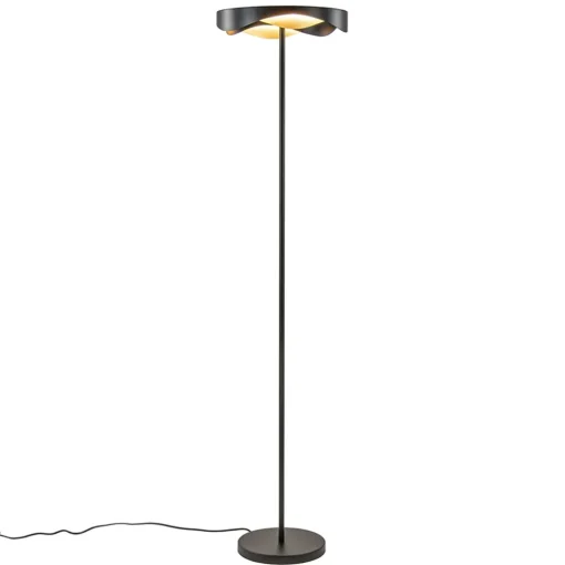 Straluma Dimbare LED vloerlamp zwart met goud> Vloerlampen|LED Vloerlampen