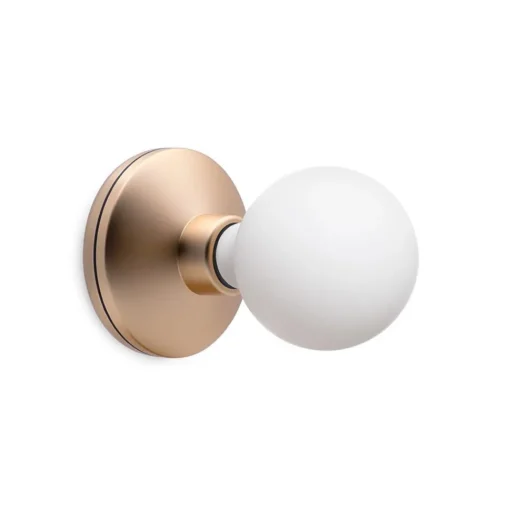 Straluma Dimbare wandlamp op batterij goud met frosted> Wandlampen|Keukenverlichting