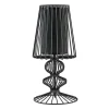 Straluma Draad tafellamp zwart met cilinder kap> Tafellampen|Draadlampen