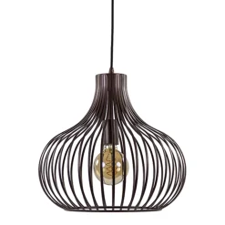 Straluma Draadhanglamp landelijk brons-bruin 38cm> Draadlampen|Pendel Lampen