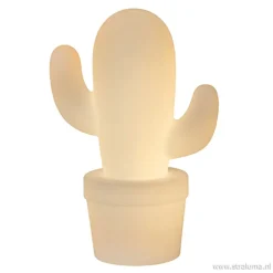 Straluma Draadloze LED tafellamp cactus wit> Tafellampen|Buitenlampen
