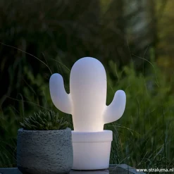 Straluma Draadloze LED tafellamp cactus wit></noscript> Tafellampen|Buitenlampen