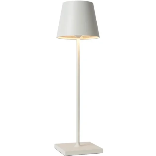 Straluma Draadloze tafellamp wit met dimbaar LED> Buitenlampen|Woonkamerlampen