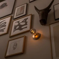 Straluma Draadloze wandlamp oplaadbaar goud met smoke></noscript> Wandlampen|Keukenverlichting