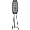 Straluma Driepoot vloerlamp Gruaro zwart met brons> Driepoot lampen|Draadlampen