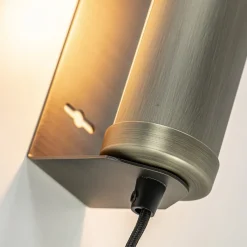Straluma E14 wandlamp mat antiek brass met snoer></noscript> Wandlampen|Klassieke Verlichting