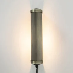 Straluma E14 wandlamp mat antiek brass met snoer></noscript> Wandlampen|Klassieke Verlichting