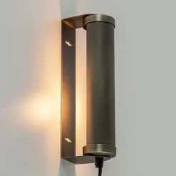 Straluma E14 wandlamp mat antiek brass met snoer></noscript> Wandlampen|Klassieke Verlichting
