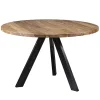 Straluma Eettafel Acaciahout 3-poot zwart  Ø120> Eettafels