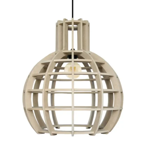 Straluma Eettafel hanglamp Globe Lingehof hout> Eettafellampen|Industriële Verlichting