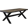 Straluma Eettafel Light & Living zink/hout> Light and Living|Eettafels