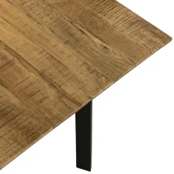 Straluma Eettafel mangohout met zwarte poot 240x90 cm></noscript> Eettafels