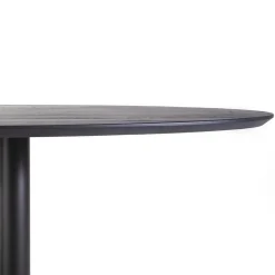 Straluma Eettafel ovaal zwart eiken met metalen poot 300x120 cm></noscript> Eettafels