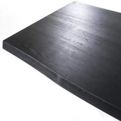 Straluma Eiken boomstam tafel met spinpoot zwart 240x100 cm></noscript> Eettafels