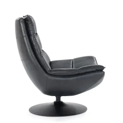 Straluma Fauteuil Sven leder - zwart></noscript> Fauteuils