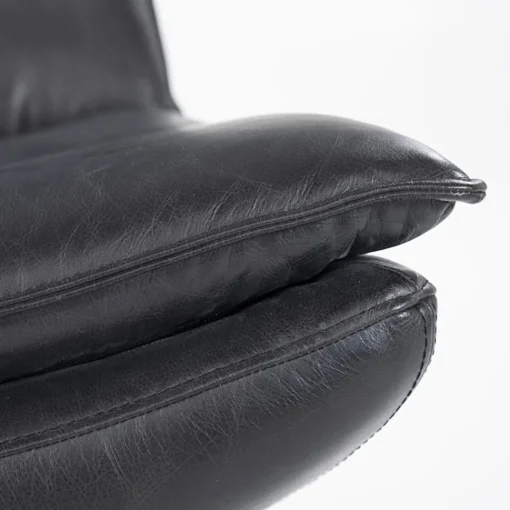 Straluma Fauteuil Sven leder - zwart> Fauteuils