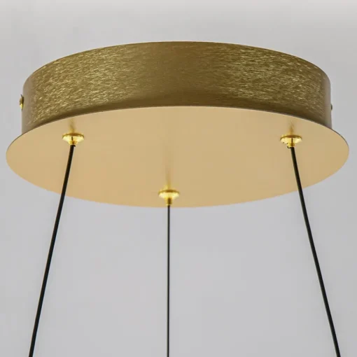Straluma Grote design hanglamp LED gouden ring> Hanglampen|Eettafellampen