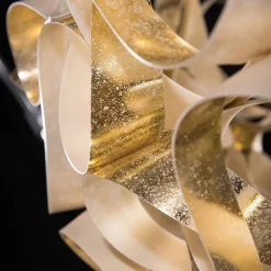 Straluma Grote design hanglamp Quantica goud></noscript> Eetkamerverlichting|Hanglampen