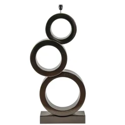 Straluma Grote design lampvoet Circles brons exclusief kap></noscript> Vloerlampen|Lampenvoeten