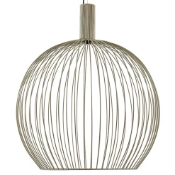 Straluma Grote draad hanglamp mat zand 70 cm> Hanglampen|Eettafellampen