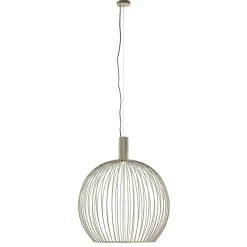 Straluma Grote draad hanglamp mat zand 70 cm> Hanglampen|Eettafellampen