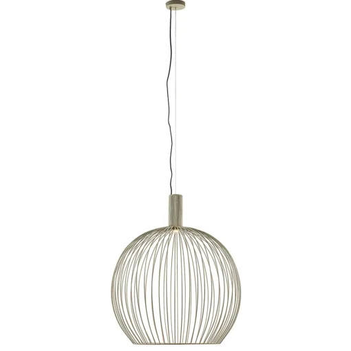 Straluma Grote draad hanglamp mat zand 70 cm> Hanglampen|Eettafellampen
