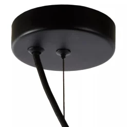 Straluma Grote hanglamp smoke glazen kap met zwart></noscript> Eettafellampen|Eetkamerverlichting
