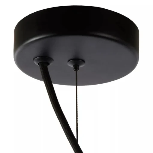 Straluma Grote hanglamp smoke glazen kap met zwart> Eettafellampen|Eetkamerverlichting