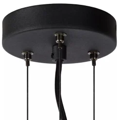 Straluma Grote hanglamp zwart met smoke glazen kap></noscript> Eettafellampen|Eetkamerverlichting