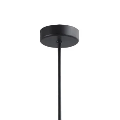 Straluma Grote LED hanglamp zwart met helder glazen bollen></noscript> Hanglampen|Eettafellampen