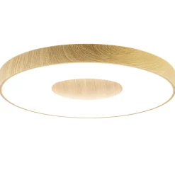 Straluma Grote LED plafondlamp met houtlook 65 cm> Plafondlampen|Plafonnières