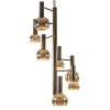 Straluma Grote 7-lichts Vide hanglamp brons> Hanglampen|Videverlichting