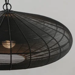 Straluma Grote Light and Living hanglamp Bahoto mat zwart></noscript> Hanglampen|Eettafellampen
