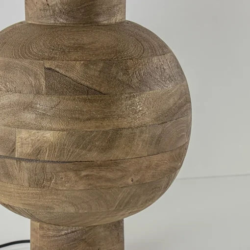 Straluma Grote Light and Living lampvoet Barumi hout> Tafellampen|Lampenvoeten