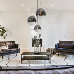 Straluma Grote luxe hanglamp brons + smoke glas Medina></noscript> Light and Living|Design Verlichting