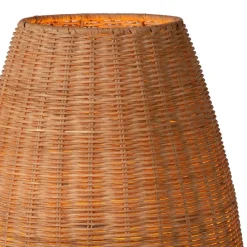 Straluma Grote rotan tafellamp naturel met zwarte pootjes></noscript> Tafellampen|Beach Verlichting