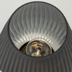 Straluma Grote tafellamp Tajera op batterij mat grijs/goud L&L></noscript> Tafellampen|Light and Living