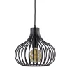 Straluma Hanglamp Aglio 28cm zwart> Pendel Lampen|Woonkamerlampen