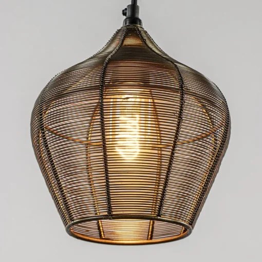 Straluma Hanglamp Alvaro 5-lichts antiek brons> Hanglampen|Eettafellampen