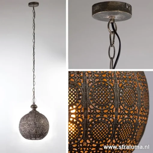 Straluma Hanglamp Ananya antiek brons> Light and Living|Woonkamerlampen